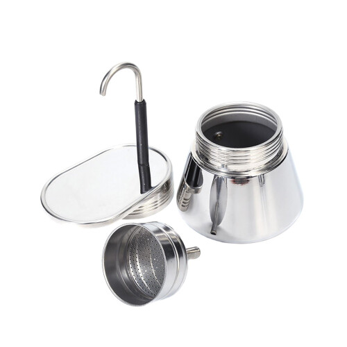 Single Spout Mini Coffee Pot Coffee Accessory Easy to Carry Cafe Maker Stainless 1