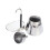 Single Spout Mini Coffee Pot Coffee Accessory Easy to Carry Cafe Maker Stainless 4