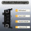 Module de commande de climatisation pour Chevrolet Cruze 2009-2016, compatible avec la référence OEM 95017054, noir 5