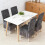 Multicolor Jacquard Dining Chair Cover Thick Elastic Skirt 5