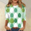 Top da donna per Pasqua, maniche a 3/4, girocollo, taglie S-3XL 2