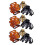 Plastic haarclips in octopusvorm voor dames, 9 stuks 3