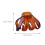 Plastic haarclips in octopusvorm voor dames, 9 stuks 4