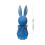 Lapin en peluche violet, décoration de Pâques (1 pièce) 2