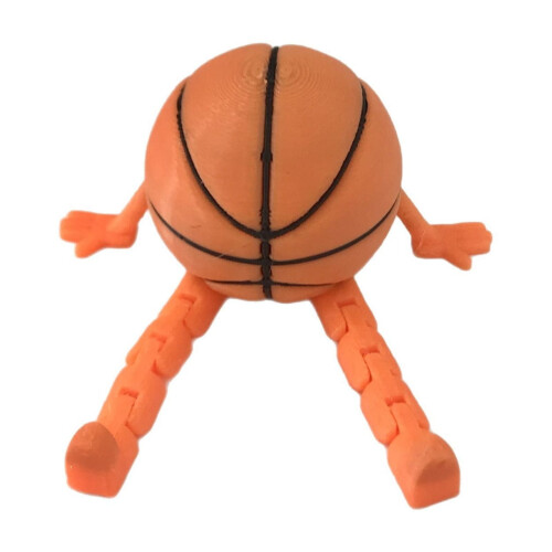Figurină baschet bărbat șezând Decor de birou din plastic 1 buc 2