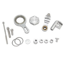 Kit de Soporte de Montaje del Amortiguador del Estabilizador de DireccióN de la Motocicleta para YZF R1 2002-2017 YZF R6 2006-2020, Plateado