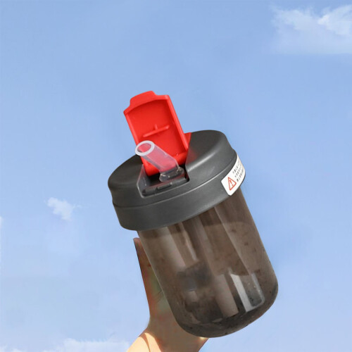 Αδιάβροχο μπουκάλι νερού από καλαμάκι 8x8x11cm, Μίνι φορητό αθλητικό κύπελλο, 2