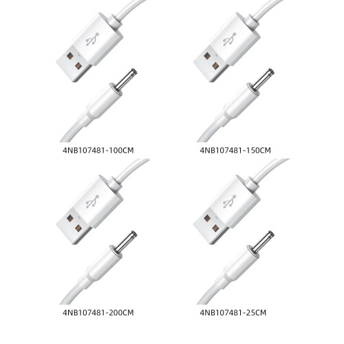 Καλώδιο τροφοδοσίας 5V USB σε DC 3.5x1.35mm Καλώδιο φόρτισης Μετατροπέας καλωδίου 2