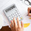 Basic Office Desk Calculator with Large Display & Big Buttons, Mute Function, Compatible with Home/School/Office – Gray 5