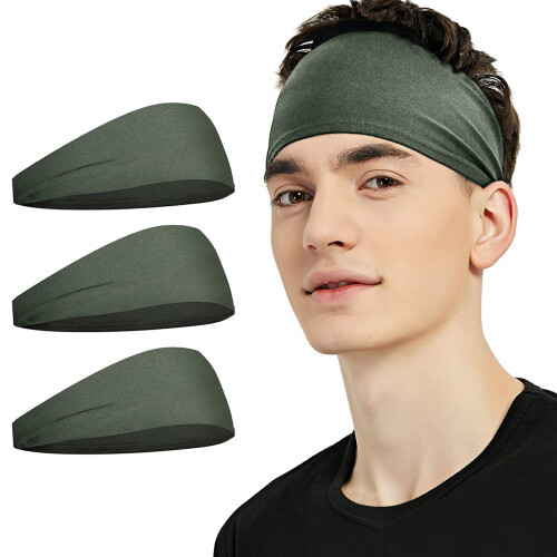 Diadema para correr con elástico de algodón (3 unidades) 1