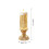 Conjunto de 6 velas de chá de cristal LED a bateria 3