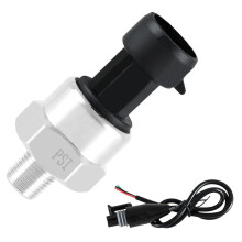 Sensore Trasduttore di Pressione 150 PSI con Cablaggio Connettore, Trasmettitore di Pressione In Acciaio Inossidabile con Filettatura NPT da 1/8