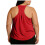 Top a canotta rosso da donna, taglia XL. 3
