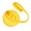 Coperchio in silicone per lattina con cannuccia – Giallo, riutilizzabile e 5