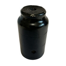 Cykel Bakre Pedal Tube Cykel Bemannad Bakre Fotpedal Pedal Rod svart 50 tjock