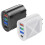 48W USB-C vegglader med 3 USB-A og 1 USB-C porter 5