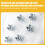 Winter Shoe Spikes Stainless Steel 10-Pack 7