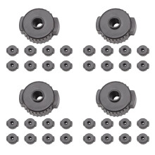 36Pcs ABS Drum Set Quick Release Nuts Cymbal Quick Assembly Drum Mate Replacement Accessories