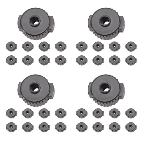 36Pcs ABS Drum Set Quick Release Nuts Cymbal Quick Assembly Drum Mate Replacement Accessories