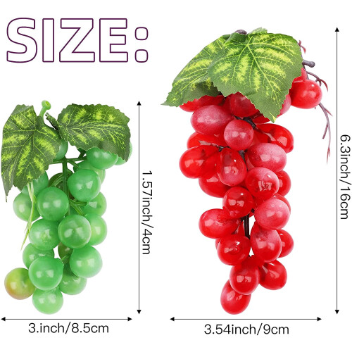 Conjunto de Uvas e Laranjas Artificiais – 10 + 16 Peças 2
