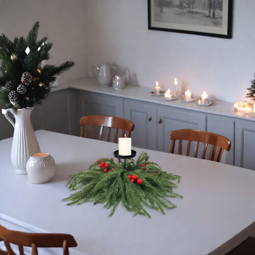 Bougie décorative de Noël, bougie de table (1 pièce) 2