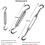 Markisenspanner-Set aus Edelstahl M6 (2 Stück) 3