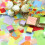 Quadrados de papel de seda coloridos de 2 polegadas, 40 cores, 8000 unidades 3