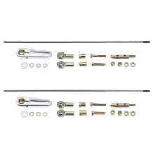 2X Einstellbares Säulen Arm Schalten Gestänge Kit für Chevy TH-350 TH-400 TH350 TH400 700-R4 700R4 TH200 TH-200 TH200-4R 4L60