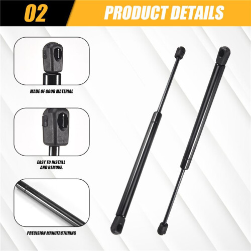 2Pcs Rear Trunk Tailgate Boot Gas Spring Shock Lift Strut Struts Support Bar Rod for  REXTON (GAB) 2002-2011 2