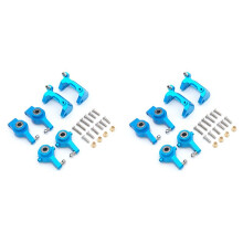 2set Aluminum Front Rear Steering Hub Base C Carrier Knuckle Upgrade Kit for A959 A949 A969 A979 K929 1/18 RC Car