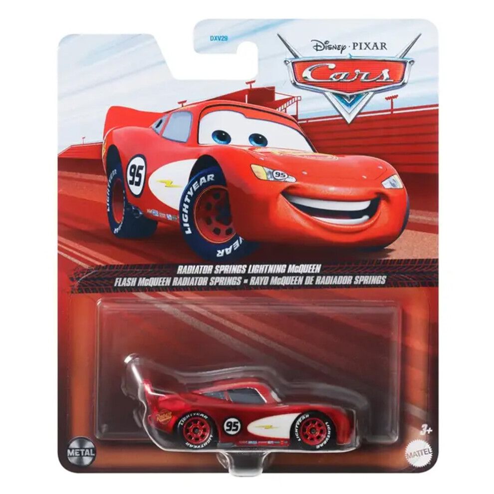Mattel Disney Pixar Cars: Radiator Springs Lightning Mcqueen Diecast Car Htx82