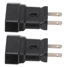 1-15P auf Power Adapter Stecker Frauen Converter 2 Stück Kupfer PVC