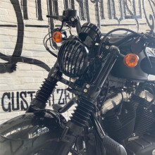 Motorrad-Vorderradgabel-Kofferraumrohr-Abdeckungsschutz für Sportster XL 1200X Forty-Eight 2016-2022