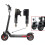 Amortecedor de Suspensão Dianteiro de 10 Polegadas para Scooter Elétrica para  M4, Peças de Amortecimento de Mola 6