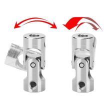 12 Packungen 4 mm Bis 4 mm Stahl Kreuz Gelenk Kardan Kupplung Verbinder, Drehbares Modell Mach Es Selbst Motor Wellen Montage Zubehör