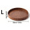 Plateau de service rond en bois de 21/27/30 cm pour table basse 1