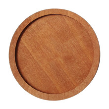 Plateau de service en bois – Finition lisse vernie, base plate et robuste – Multi-usages : desserts, thé, café, vin, en-cas – Cuisine, salle