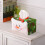 Kersttissueboxhoes rood groen kerstman pluche 1
