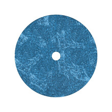 Jupe de sapin de Noël à paillettes bleues, brillante, doublure en tissu, convient aux sapins jusqu'à 1,80 m de haut et 61 cm de diamètre.