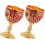 2 vasos de chupito de whisky retro de aleación 1