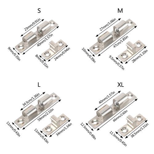 Verstelbare messing dubbele kralenspanner sluiting (1 stuk) 2