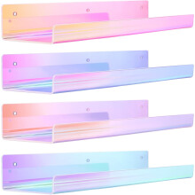 Transparente Acryl-Wandregale 15x4 Zoll (4er-Pack)