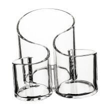 Pot de rangement pour cotons-tiges, boîte de rangement pour salle de bain ou salle à manger, lisse