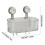 No-Drill Suction Storage Box, Compatible with Smooth Surfaces – Portable, Removable Shower Organizer 3