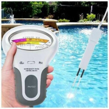 Electronic pH and Chlorine Level Pool Water Tester 13cm Cable