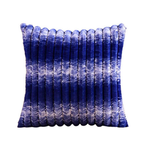 AuroraX pudebetræk vinter blå stribet 45x45 cm 1