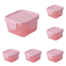Petits récipients de conservation des aliments avec couvercles à fermeture à pince, réutilisables, colorés, pour la préparation des repas, pots