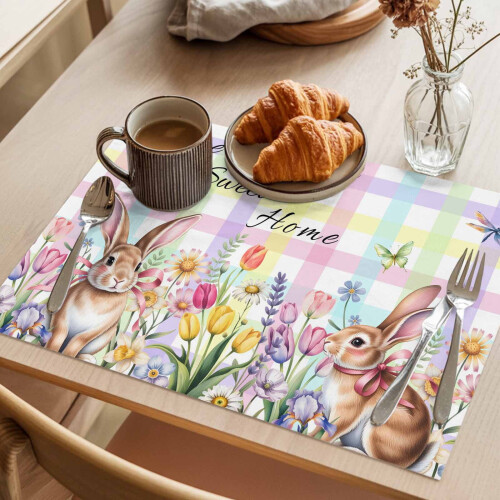 Polyester Placemats 13x19in Set of 6 2