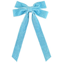 Fluwelen strikken voor kerstdecoratie - 26x13x2,5 cm Vintage lintstrik voor kerstboomtopper, krans, slinger, openhaard, schoorsteenmantel, trap,