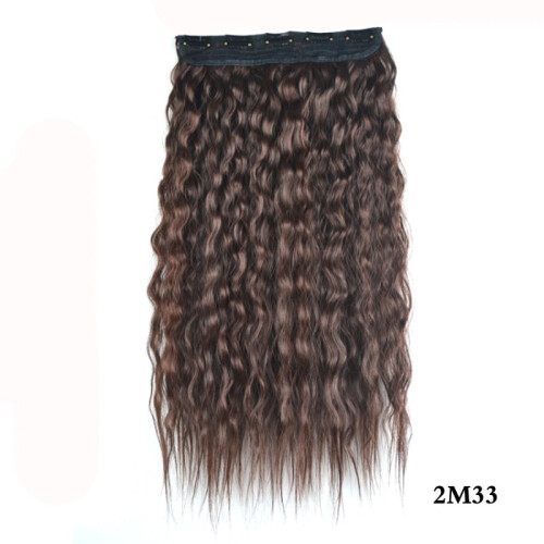 Jeedou Kinky Curly Συνθετικά Μαλλιά Κλιπ σε Ένα Κομμάτι Επεκτάσεις Μαλλιών για Γυναίκες